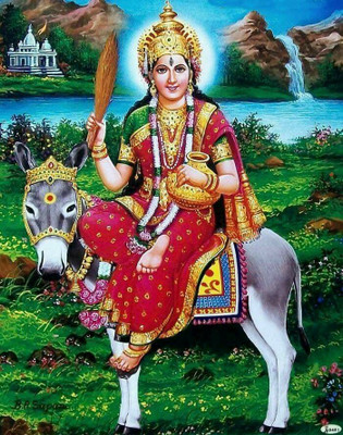 FRAMTASTIC SHEETLA MATA Religious Frame