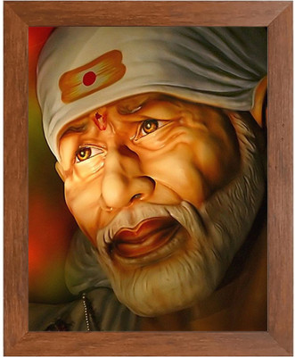 HitechMart Sai Baba Photo Frame Religious Frame