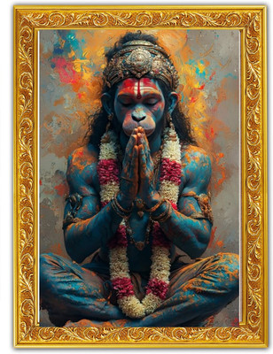 HSB INFRA Lord Hanuman Ji Religious Frame