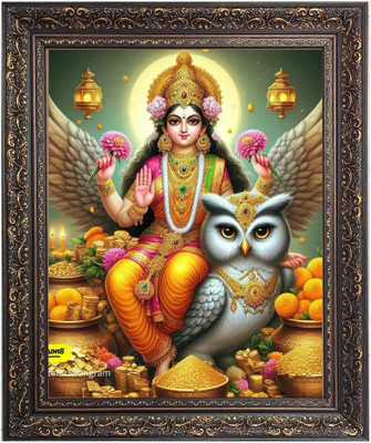 HitechMart Maa Lakshmi (Laxmi) Religious Frame