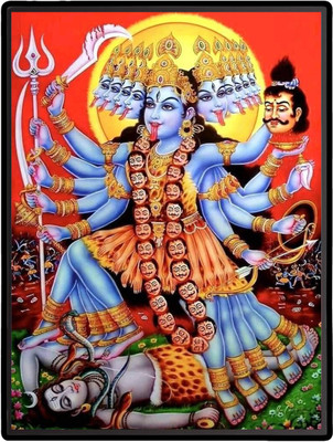 HitechMart Kali Laminated Photo Religious Frame