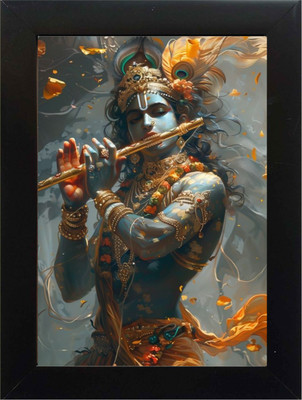 PY Creation Krishna Religious Frame