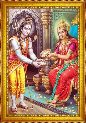taani creations Annapurna Devi Religious Frame