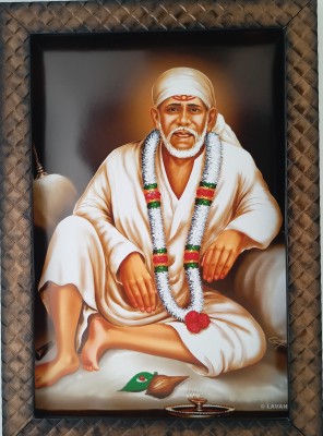 VGS MARKETINGS Sai Baba Shirdi Saibaba Sai nath Religious Frame