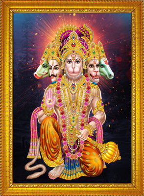 FRIZZY ARTS Hanuman ji Religious Frame
