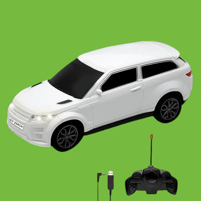 TOYACHI 3D Famous Car Rechargeable Remote Control Toy W38(White)
