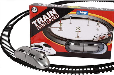 touby toys High Speed Bullet Train with Tracks | Model Electric Toy Train Set for Kids(Multicolor)