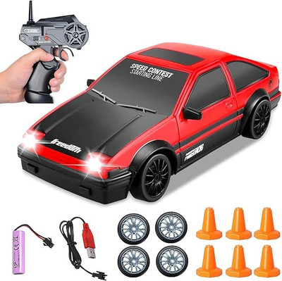 Bestie Toys Remote Control Car RC Drift 2.4GHz 1:24 Scale 4WD 15KM/H High Speed Model car(Multicolor)