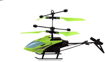 JRCLUB RC Helicopter, Remote Control Helicopter with Sensor and LED Light(Green, Black)