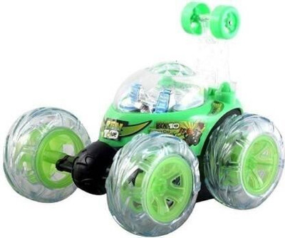 kdsn rechargeable Ben 10 Stunt Car for kids (Multicolor)(Green)