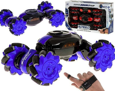Aavkar creation Hand Gesture Sensor RC Stunt Car Double Sided Rotating Remote Control Car _H4(Multicolor)