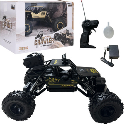 FANSEEKART Remote Control 1:18 Rock Crawler Metal High Speed 4X4 Rechargeable Car_FNS19(Blue)