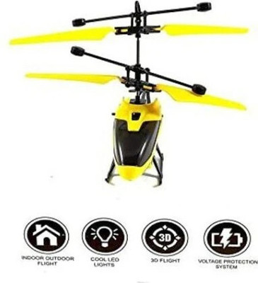 august Remote Control Helicopter with Infrared Sensor 3D Flashing Light(Multicolor)