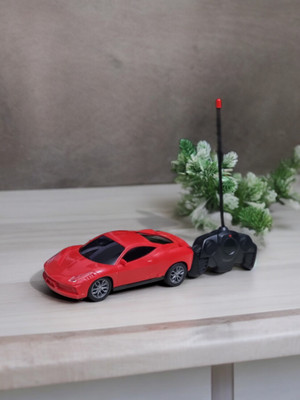 AS TRADERS Modern R/C Car With 4 Function Channels & Chargeable(Red)