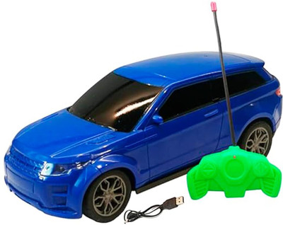 AS TRADERS Gooyo GY-338CH Rechargeable Remote Control Car Toy(Blue)