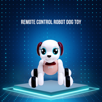 Glenston Interactive Intelligent Walking Dancing Pet Robot Dog Toy with Lights & Sounds(Multicolor)