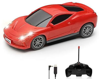 AS TRADERS Famous Car Rechargeable Remote Control Toy R12(Red)