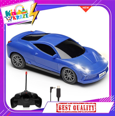 Kid Kraze Rechargeable Remote Control High Speed Racing Car Toy For Kids(Blue)