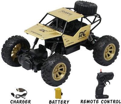 Pepstter Rock Crawler 1:18 Scale Buggy Car 4Wd Rally Car Dirt Drift Remote Controlled(Multicolor)