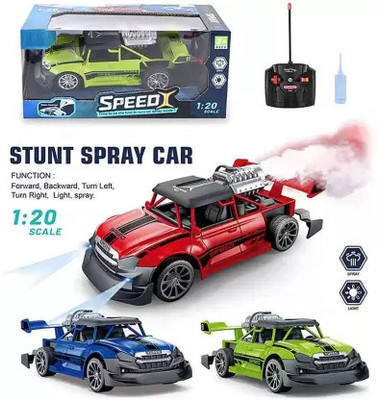 Pepstter Remote Controlled Monster Like Model Sports Car With Smoke(Multicolor)
