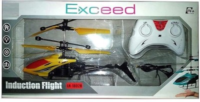 Robochamp Exceed Rc Helicopter With 3D Light, Remote Control and USB Cable Toys For Kids(Multicolor)
