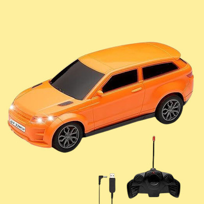 TOYACHI 3D Famous Car Rechargeable Remote Control Toy O7(Orange)