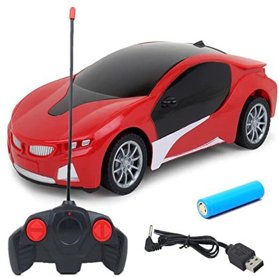 Goyal's Remote Control 3D Famous Car with Flashing Light Radio Control Race car for Kids(Multicolor)