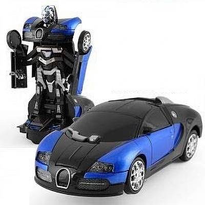 iChoice Robot Car for Kids 2in1 Transformer Robot Car Toy Light & Music Deform Robot Car