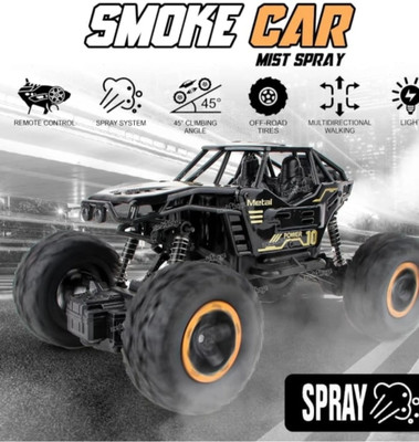 RNAV Rock Crawler Remote Control Car Toys for Kids With Mist Smoke Multicolor(Multicolor)