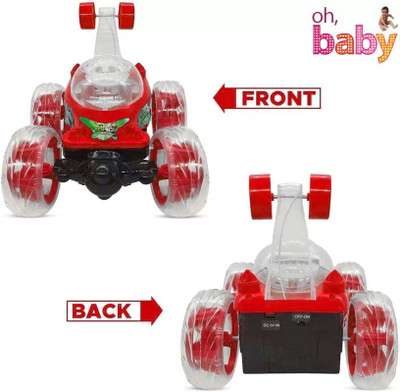 VW Angry Bird Rechargeable Remote Controlled Stunt Car With Led Lights(Multicolor)