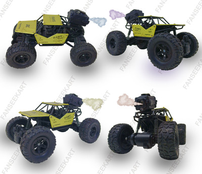 FANSEEKART Remote Control Car – 4x2 Rock Crawler, Gold Body For fun(Golden)