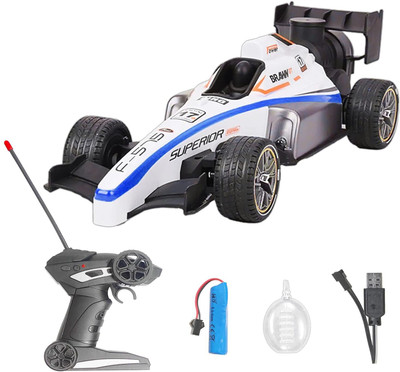 Toofun 1:14 Scale High Speed F1 Formula Racing Car with Joystick Remote Control(Blue, Red)