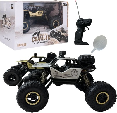 fizz Remote Control 1:18 Rock Crawler Metal High Speed 4X4 Rechargeable Car_RR16(Blue)