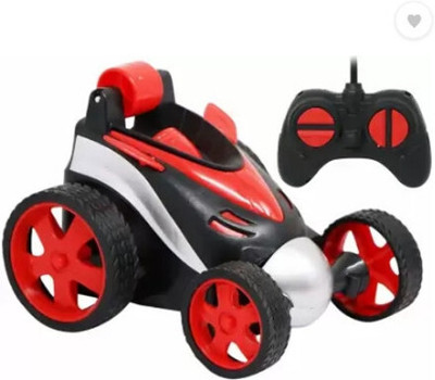 Toodles New_Remote Control Rechargeable Stunt Car with 360 Degree flip Unbreakable (Red)(Multicolor)