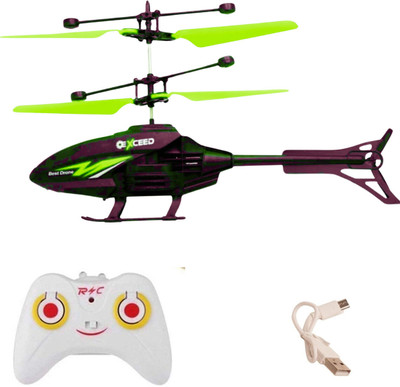 VRION Remote Control Helicopter Flying Helicopter(Black)