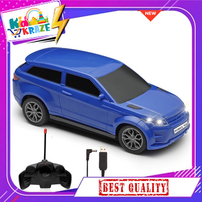 Kid Kraze Rechargeable Remote Control Racing Car Toy for Kids(Blue)