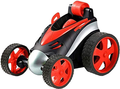 Amaflip Remote Control Stunt car| 360-degree Front Wheel Rotation(Small Size Flipping Turning Stunt Action, Suitable for Adults and Children, Red)