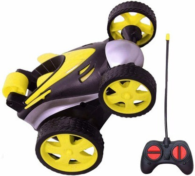 Skyler Collection Skyer Collection RC Stunt Vehicle, 360° Rotating, Rolling,Remote Control Car(Yellow)