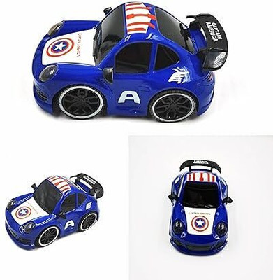 PRANCING UNICORN Full Function RC Radio Control High Speed Super Racing with Lights Car(Captain America)