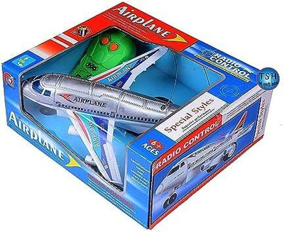 SavanShree Remote Control Battery Operated Small Plastic Airplane Toy(Multicolor)