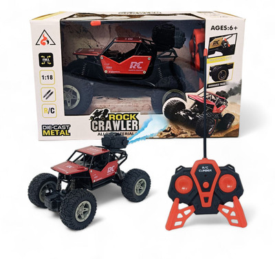 FANSEEKART Monster Truck Rock Crawler metal body with smoke effect toy for kids_28(Multicolor)