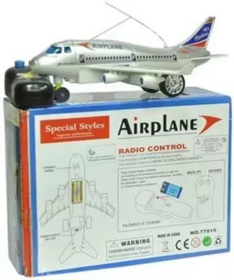 Anushka Toys Channel Remote contol Aeroplane Air Bus Plane with Light & Music Runs on Ground(Multicolor)