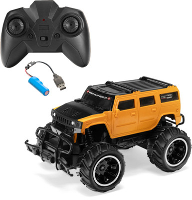 TINYBERG Monster Hummer RC Truck – Off-Road Adventure with Full-Function Remote Control!(Yellow)