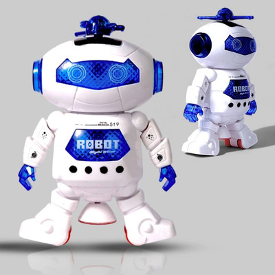 twist n turn Naughty Dancing Robot(White, Blue)