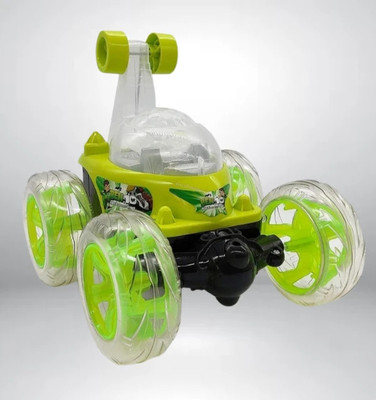 JOYWHIZ Remote Control Rechargeable 360 Degree Twisting Stunt Car_W35(Multicolor)