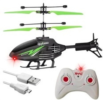 Time 2 toys RC sensor Plastic Helicopter Remote Control Toy for kids(Multicolor)