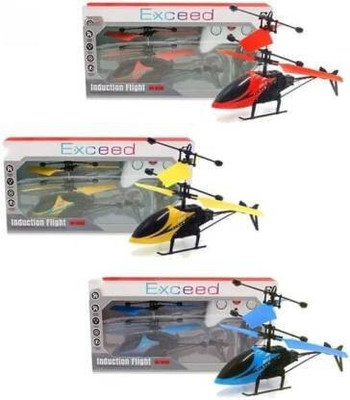 JOYWHIZ Exceed Helicopter Remote Control & Rechargeable Flying (pack of 1) (Multicolor)(Multicolor)
