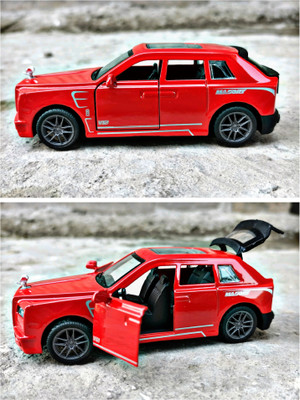 Ruhani Toys & Gift Gallery 1:32 Rolls Royce Metal Car Light and Sound Toy Car-Red(Red)