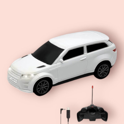 TOYACHI 3D Famous Car Rechargeable Remote Control Toy W30(White)