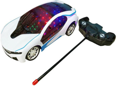 SNM97 Remote Control car with 3D Light and Forward and Backward Function49(White)